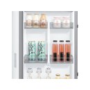 Samsung K&uuml;hlschrank mit AI Energy Mode, Au&szlig;endisplay, 387 l, Edelstahl Look, RR39C7BH6S9/EG