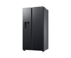 Samsung Side-By-Side, 178 cm, 635 l, EEK: C, Wassertank, Eis- und Wasserspender, Twin Cooling+&trade;, No Frost+, Metal Cooling, Premium Black Steel RS6GA854CB1/EG