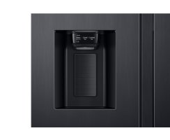 Samsung Side-By-Side, 178 cm, 635 l, EEK: C, Wassertank, Eis- und Wasserspender, Twin Cooling+&trade;, No Frost+, Metal Cooling, Premium Black Steel RS6GA854CB1/EG