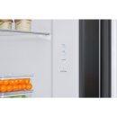 Samsung Side-By-Side, 178 cm, 635 l, EEK: C, Wassertank, Eis- und Wasserspender, Twin Cooling+&trade;, No Frost+, Metal Cooling, Premium Black Steel RS6GA854CB1/EG