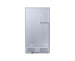 Samsung Side-By-Side, 178 cm, 645 l, EEK: D, Festwasseranschluss, Beverage Center, Dual Ice Maker, Wifi &amp; AI Energy Mode, Twin Cooling+&trade;, No Frost+, Premium Black Steel, RH6ACG892DB1EG