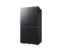 Samsung French Door 4-Türig, 178 cm, 649 l, EEK: E, Festwasseranschluss, Wifi & AI Energy Mode, Beverage Center, Auto Ice Maker, No Frost+, Premium Black Steel, RF59C701EB1/EG