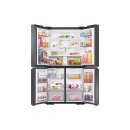 Samsung French Door 4-Türig, 178 cm, 649 l, EEK: E, Festwasseranschluss, Wifi & AI Energy Mode, Beverage Center, Auto Ice Maker, No Frost+, Premium Black Steel, RF59C701EB1/EG