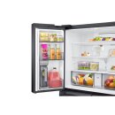 Samsung French Door 4-Türig, 178 cm, 649 l, EEK: E, Festwasseranschluss, Wifi & AI Energy Mode, Beverage Center, Auto Ice Maker, No Frost+, Premium Black Steel, RF59C701EB1/EG