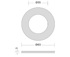 Quooker Rosette Flex Voll-Edelstahl BRFXSST