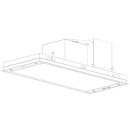 Novy Premium Inselhaube Pureline Frame 120 cm mit 2 Rahmen 70 cm Schwarz 15002