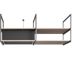 Novy Premium Inselhaube Pureline Frame 90 cm mit 3 Rahmen...