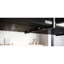 Novy Premium Inselhaube Pureline Frame 90 cm mit 3 Rahmen 70 cm Schwarz 15003