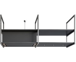 Novy Premium Inselhaube Pureline Frame 120 cm mit 3...