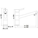 Naber Spültischarmatur LINEA Glacier 1, Chrom, Hochdruck 5011068