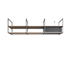 Novy Premium Inselhaube Pureline Frame 90 cm mit 4 Rahmen 70 cm Schwarz 15005
