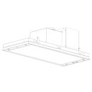 Novy Premium Inselhaube Pureline Frame 120 cm mit 2 Rahmen 80 cm Schwarz 15008