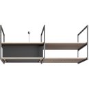 Novy Premium Inselhaube Pureline Frame 90 cm mit 3 Rahmen 80 cm Schwarz 15009