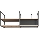 Novy Premium Inselhaube Pureline Frame 90 cm mit 3 Rahmen 80 cm Schwarz 15009