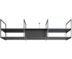 Novy Premium Inselhaube Pureline Frame 90 cm mit 4 Rahmen...