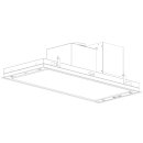 Novy Premium Inselhaube Pureline Frame 120 cm mit 4 Rahmen 80 cm Schwarz 15012