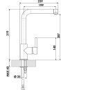 Naber Einhebelmischer Linea Arco 1 graphit, Hochdruck 5011255