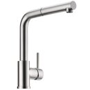 Naber Einhebelmischer Linea Arco 2 edelstahlfinish, Niederdruck 5011266