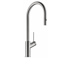 Naber Einhebelmischer Linea Mio 2 edelstahlfinish,...