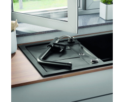 Naber Einhebelmischer Linea Arco 5 Fensterarmatur schwarz matt, Hochdruck 5011332