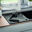 Naber Einhebelmischer Linea Arco 5 Fensterarmatur schwarz matt, Hochdruck 5011332