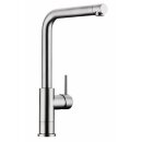 Naber Einhebelmischer Linea Arco 5 Fensterarmatur edelstahlfinish, Niederdruck 5011334