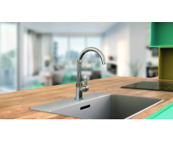 Wasserwerk Einhebelmischer Servizio Portare 3 chrom,...