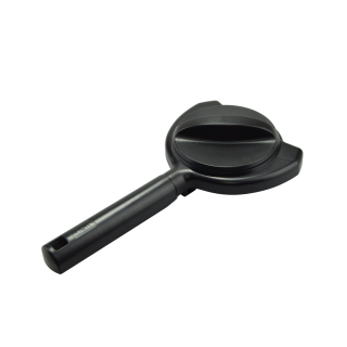 GSD Schraubdeckelöffner für Schraubdeckel von 3 bis 8,5 cm schwarz 44215