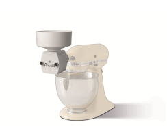 Grossag Flockervorsatz mit Direktanschluss für Kenwood (®) & Smeg (®) KFV 6 (1388)