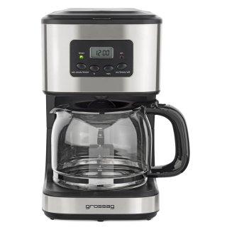 Grossag 10 Tassen Kaffee-Automat mit Glaskanne (1.5 Liter) KA 46.17 mit Timer (1316)