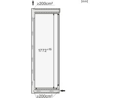 Miele Einbau-Gefrierschrank FNS 7774 D - Nische 1780 mm - mit Frischwasseranschluss