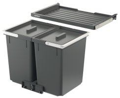 Häfele Abfalltrennsystem, Doppel-Abfallsammler 60...