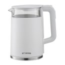 Grossag Glas-Wasserkocher 1,7 l, Weiß, WK 24.00 (1393)