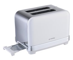 Grossag Edelstahl-Toaster, Weiß, TA 28.00 (1398)