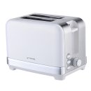 Grossag Edelstahl-Toaster, Weiß, TA 28.00 (1398)