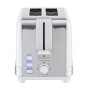 Grossag Edelstahl-Toaster, Weiß, TA 28.00 (1398)