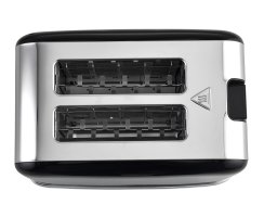Grossag Edelstahl-Toaster, Schwarz, TA 28.07 (1400)