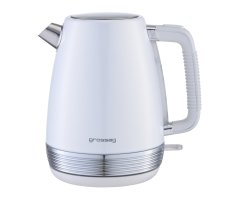 Grossag Fr&uuml;hst&uuml;ck-Set Edelstahl-Toaster, TA 28.00 (1398) &amp; Wasserkocher 1,7 l, WK 28.00 (1395) Wei&szlig;