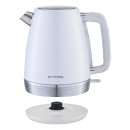 Grossag Fr&uuml;hst&uuml;ck-Set Edelstahl-Toaster, TA 28.00 (1398) &amp; Wasserkocher 1,7 l, WK 28.00 (1395) Wei&szlig;