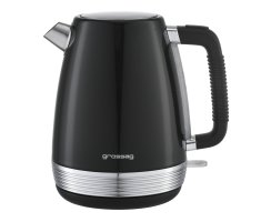 Grossag Frühstück-Set Edelstahl-Toaster, TA 28.07 (1400) & Wasserkocher 1,7 l, WK 28.07 (1397) Schwarz