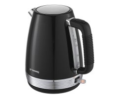 Grossag Frühstück-Set Edelstahl-Toaster, TA 28.07 (1400) & Wasserkocher 1,7 l, WK 28.07 (1397) Schwarz