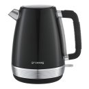 Grossag Frühstück-Set Edelstahl-Toaster, TA 28.07 (1400) & Wasserkocher 1,7 l, WK 28.07 (1397) Schwarz