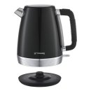 Grossag Frühstück-Set Edelstahl-Toaster, TA 28.07 (1400) & Wasserkocher 1,7 l, WK 28.07 (1397) Schwarz