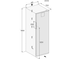 Miele Stand-Weinschrank KWT 4584 E sw - H&ouml;he 1884 mm