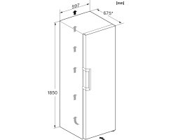 Miele Stand-K&uuml;hlschrank KS 4383 DD Edelstahllook - H&ouml;he 185 cm