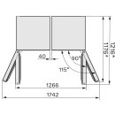 Miele Stand-K&uuml;hlschrank KS 4383 DD Edelstahllook - H&ouml;he 185 cm