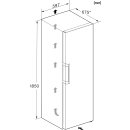 Miele Stand-K&uuml;hlschrank KS 4383 DD Edelstahllook - H&ouml;he 185 cm