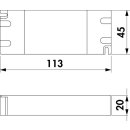 Naber LED Konverter 15 ST grau, 7062210