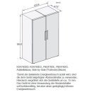 Miele Stand-K&uuml;hlschrank KS 4783 DD Edelstahl CleanSteel - H&ouml;he 185 cm