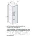 Miele Stand-K&uuml;hlschrank KS 4783 DD BlackSteel - H&ouml;he 185 cm